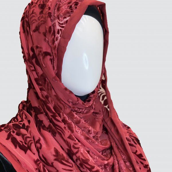 MAROON – PALACHI SCARF | Posh n luxe
