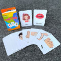 Early Learning Imported Teaching Flash Cards Set of 36 cards for Kids Montessori Education, Flash Cards Educational Toys Cognition Card available in English, Animal, Shape, Fruit, Vegetable, Beginning Words, Telling Time, Colour, Daily Necessity. 