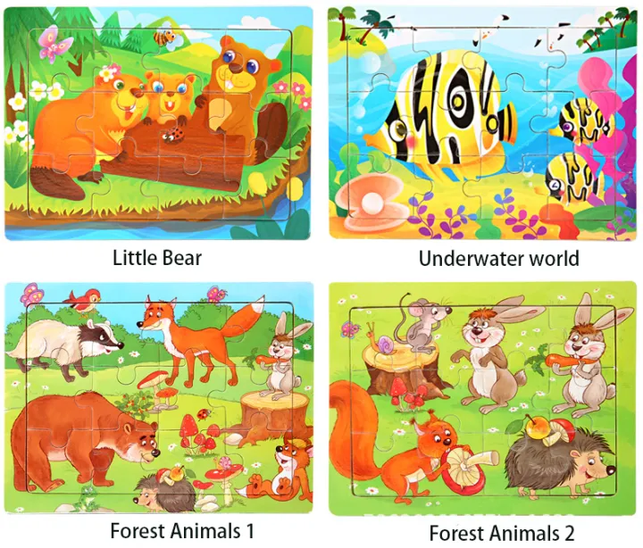 Stars%20Shopping%20Puzzles%20Collection%20Wooden%20Jigsaw%20Puzzles%20for%20Toddler%20/Tiny,%20Square,%20Rectangular%20%20Puzzles%20-%20Image%205