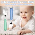 12PCS Toddler Forks Toddler Utensils,Stainless Steel Baby Forks,Kids Silverware Children's Cutlery Set for Self Feeding. 