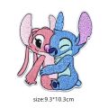 Cartoons Lilo Stitch Lovely Stitch On the iron Heat transfer Patches for T-shirt bag shose Stitch Patch stickers embroideryBasketball. 