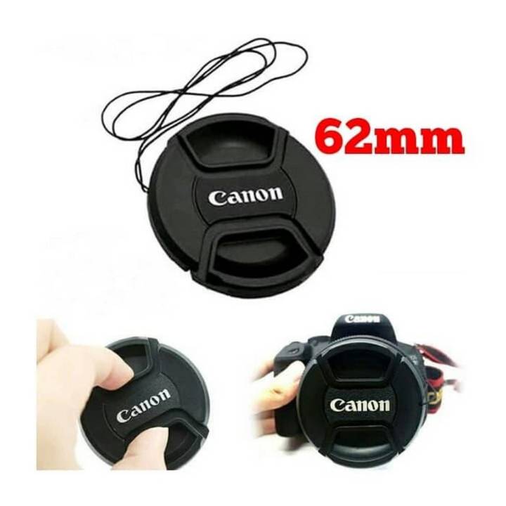 Lens Cap Canon Logo 62mm Use for 62mm lenses,tamron 70-300, tamron 18-270vc pzd, tamron18-250, & More 62mm Lenses