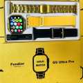 G9 Ultra Pro & G9 Ultra Max Golden Edition, 3 in 1, Bluetooth Calling, Health Monitoring, Waterproof Design, NFC, strap adjusting tool , 50g. 