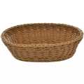 Rattan Basket - Hand-Woven Storage Basket Rattan Storage Tray Wicker Baskets Bread Fruit Food Breakfast Display Box Home Decoration - Round, Oval and Rectangle - KitchenCo. 