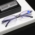 New Progressive And Anti-blue Eyewear Ultralight, Progressive Multifocus Reading Glasses Blue Light Blocking, Fashion Reading Glasses Hd Glass Lens. 