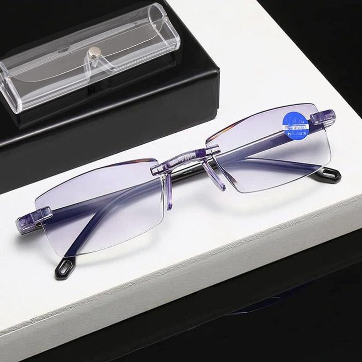 New Progressive And Anti-blue Eyewear Ultralight, Progressive Multifocus Reading Glasses Blue Light Blocking, Fashion Reading Glasses Hd Glass Lens