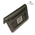 Genuine Leather Minimalist Men's Purse Long Wallet For Men Bi Fold Simple Wallet Clasp  Card Holder Wallet - Kitabi Wallet. 