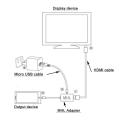 New Micro USB To HDMI-compatible TV Out HDTV MHL Adapter Cable For Phone /Tablet For PC Laptop Projector TV Drop Shipping. 