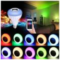 E27 Lamp Smart LED Light Bulb with USB port Bluetooth RGB Colour Music Speaker with Remote. 