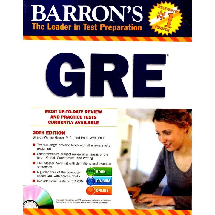 Barron's GRE test preparation book, 21st Edition - Saim Enterprises