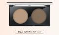 Double Colors Face Makeup Powder Pressed Powder Contour Bronzer Highlight Palette Set Grooming Pressed Powder,3D face concealer. 