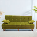 Sofa Combed Apple Green 3 Seater Stylish  Design Colour Can be Customised {{ Special offer }}. 
