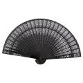 Folding Hand Fan Hollow Carving Chinese Fan Vintage Hand Fans Handmade Fan Crafts For Photo Props Bridal Showers Wedding Guests. 