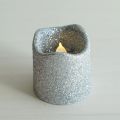 Glitter Led Candles Battery Operated 2 INCH Candle | 4 Colors | 4 PCS. 