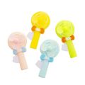 1/3/5PCS Summer Children Hand Press Portable Fan Cartoon Lollipop Shaped Easy Press Student Small Fan Household Mini Fan. 