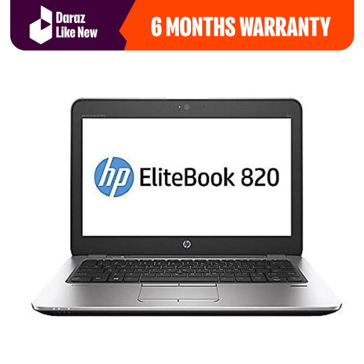 HP Elitebook 820G3 I5 6th Gen 8gb Ram 128gb ssd+500gb hdd 14" Screen (Windows 11 lIcensed) & Free Laptop Bag - daraz like new laptops