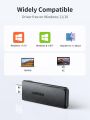 UGREEN AC1300 USB WiFi Adapter 5G 2.4G Dual Band USB 3.0 WiFi Dongle for Desktop PC Mini Wireless Computer Network Adapter Compatible with Windows 11/10/8.1/8/7, MacOS 10.11 Above. 