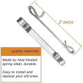 Early 2Inch Double Loop Tool Box Drawer Slide Clips Snap on Tool Box Parts (12PCS). 