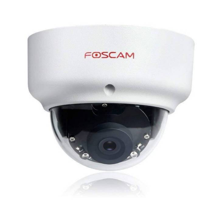 Foscam FI9961EP Vandal Proof Outdoor Full HD 1080P Security IP Dome Camera, 2.0 Megapixel, WDR 2.0, IP66 Weatherproof, 20m Night Vision IR, Motion Detection, Alert Push, One-Click Firmware Upgrade