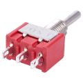 5 x Mini Momentary (On)Off(On) Toggle Switch Model Railway SPDT 12V,silver. 