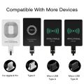 【Sarcasmsm】Qi Wireless Charging Receiver For iPhone 7 6s Plus 5s Micro USB Type C Universal Fast Wireless Charger For Samsung Huawei Xiaomi. 