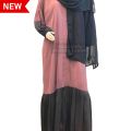 Arabic Saudi Daraz best seller cuffed sleeves abaya with long maxi style and had adjustable best for girls and women arabic style Bidoonessma Arabic Saudi Abaya Elegant Decent look Abaya for Gift Girls with scarf with Decent Leather Patch. 