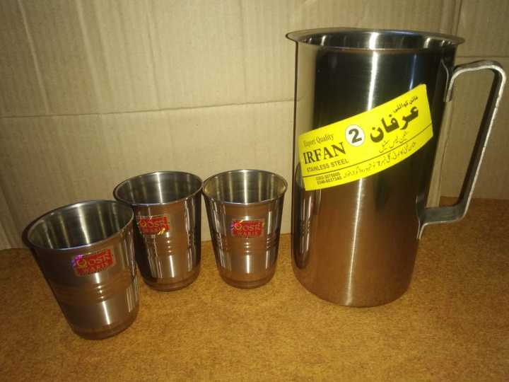 4%20Pcs%20Drinkware%20Set%201.2%20Liter%20Jug%20with%203%20Glass%20Set%20Stainless%20Steel%20Rust%20Free%20-%20Image%207