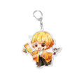 Yuthorite Demon Slayer: Kimetsu no Yaiba peripherals Nezuko Tanjiro Tokitoru Muichiro transparent acrylic double-sided pendant keychain set. 