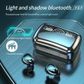 M10 Wireless Earbuds Bluetooth 5.1 TWS Gaming Earphones Full Touch Control Headphones Built-in Microphone Immersive Sound Quality Ensure Fast Stable Auto Connection Smart LED Gym Sports Headset. 