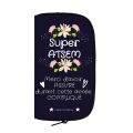 Super Atsem Merci Maitresse Print Wallet Woman Aesthetic Graphic Girls Case ID Card Bag Teacher's Day Graduation Gift. 