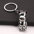 【HOT】 New Creative Zinc Alloy Violent Bear Keychains Exquisite Cute Car Key Ornaments Bag Pendant Cartoon Key Chains Jewelry Gift. 