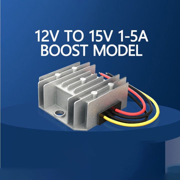 Gyvrm 12v To 15v 1a 2a 3a 5a Boost Step-Up Dc Dc Converter 12 Volt To 15 Volt Voltage Regulator For Electric Cars 9-14v To 15v
