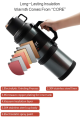 Imported OKADI 4000ml / 5000ml Double Wall Stainless Steel Thermos Flask Vacuum Hot and Cold Water Bottle 4 Liters Vacuum Flask Hot and Cold Time 224 Hours to 48 Hours. 