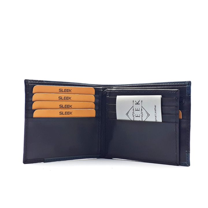 SLEEK%20Premium%20Leather%20Wallet%20for%20Men's%20with%20Zipper%20and%20Gift%20Box%20-%20Cash%20&%20Card%20Wallet%20with%20Coin%20Pocket%20-%20Bifold%20Slim%20Wallet%20-%20ZCM%20-%20Wallet%20for%20Men's%20-%20Image%204