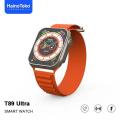 Haino-Teko T89 Ultra Smart Watch Series 8 Bluetooth Call Wireless Charging Smartwatch Heart Rate Sleep Monitoring Sports Watch. 