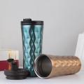 500Ml Double Wall Stainless Steel Car Coffee Mug Heat Preservation Cup Coffee Tea Mug Thermo Water Bottle. 