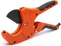 63mm PVC Pipe Cutter, Manual Pipe Cutter Plastic, PE Pipe Cutter for Cutting PVC Pipe, CPVC Pipe, PE-X Pipe, PE Pipe, 63mm Professional Plastic Pipe Cutter with Rubber Handle. 