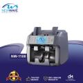 Newwave Double Pocket heavy Duty Top Loading Mix Value/Cash/Money/Bill/Currency Sorting Machine With 100% Note Detection / Denomination sorting, Face detection , Batching, Adding Function And 1x External Display NW-1100 One Year Warranty In Pakistan. 