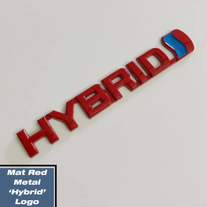 Mat%20Black%20&%20Red%20HYBRID%20Badge%20Emblem%203D%20Chrome%20Logo%20Car%20Sticker%20%7C%203D%20HYBRID%20Logo%20Metal%20Emblem%20Badge%20Decals%20Car%20Sticker%20-%20Image%203