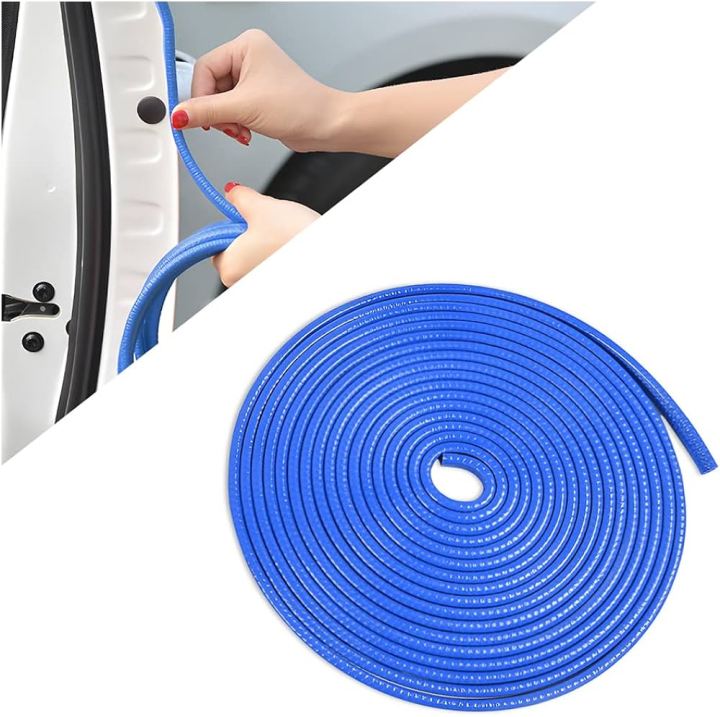 5 Meters Universal Car Door Edge Guard Scratch Strip Protector Rubber Sealing Trim Molding Car Styling For All Cars-Black