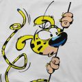 Marsupilami Blue Wall special tshirt Gaston Lagaffe comic casual polyester T shirt summer T-shirt for adult. 