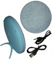 Portable Wireless Bluetooth Speaker Fabric Desktop Wall Hanging + Stand Function - Multicolour. 