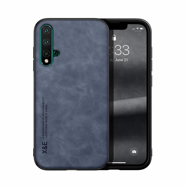 xprmy for Huawei Honor 20 Pro Phone Case Luxury Leather Skin Sensing TPU Wrap Back Cover
