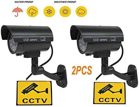 Dummy%20CCTV%20Camera%20Dummy%20Camera%20Fake%20Outdoor%20Indoor%20Weatherproof%20Fake%20Surveillance%20Camera%20CCTV%20Security%20Camera%20Flashing%20Red%20LED%20Light%20(2PCS)%20-%20Image%202
