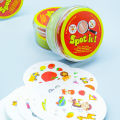 Spot It Card Game in Plastic Case Family Fun Game 46 cards Object learning and recognize game. 