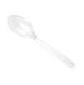 Disposable Spoons Transparent Plastic Spoons - Pack of 100. 