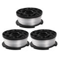 3 Pack Trimmer Replacet Sl for BLACK+DECKER AF-100-3ZP 30Ft 0.065 Inch Trimmer Line. 