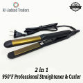 Hair Straightener Professional series with Temperature Control Setting - Ceramic Flat iron and Hair iron. 