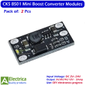 2Pcs CKS BS01 Mini DC-DC Selectable Output Voltage Boost Converter Module 5V/8V/9V/12V Step-Up Power Module by Electrica. 