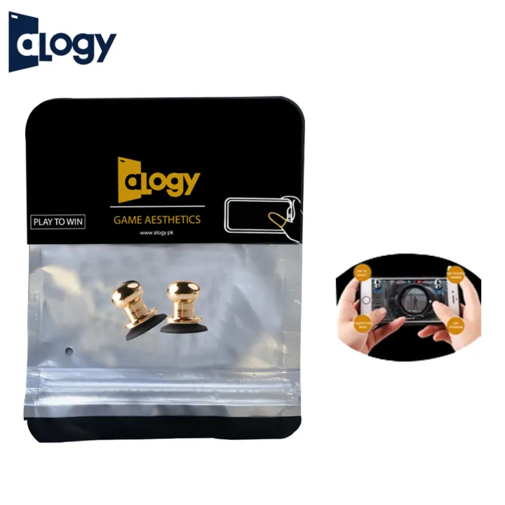 ALOGY - PUBG Metal Joystick Trigger for Mobile Gaming Controller Fire Buttons L1 R1 for Gamers X13